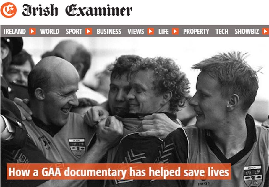 Irish Examiner article just out new CAC Documentary "Extra Time" 