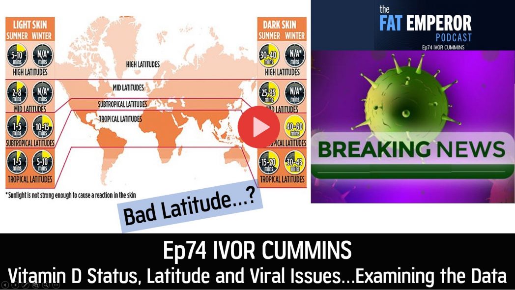 Ep74 Vitamin D Status, Latitude and Viral Interactions Examining