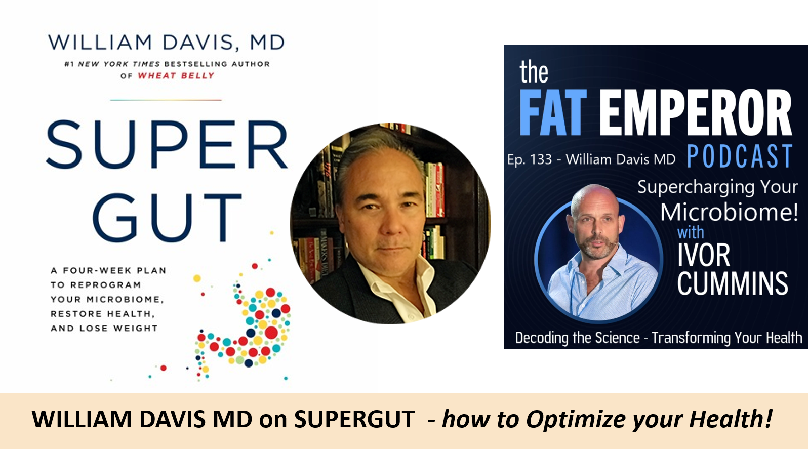 Ep 134 William Davis MD On SuperGut - How To Optimize Your Health And ...